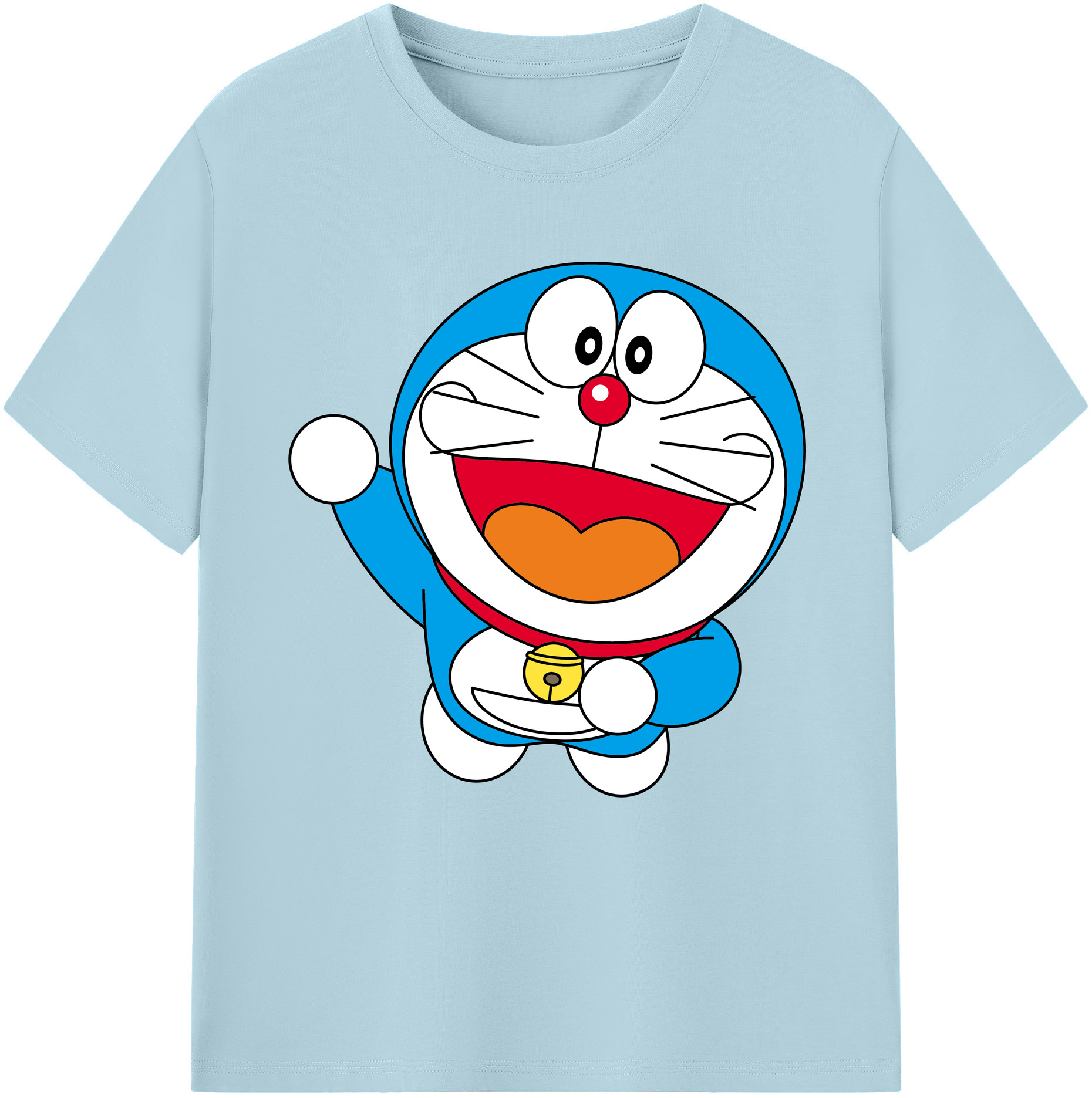 （画像用） ドラえもん Doraemon 綿100％半袖Tシャツ（フロントプリント）